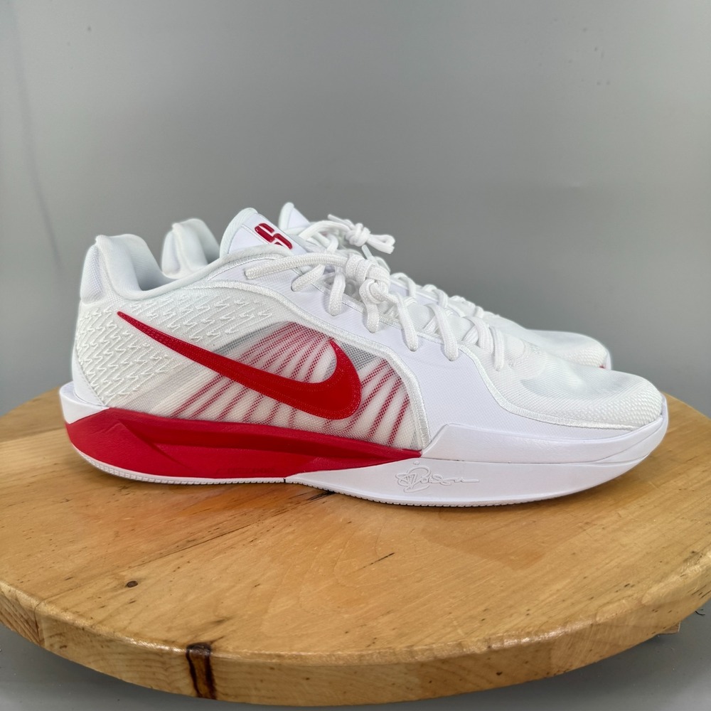 Womens 14 / Mens 12.5 - Nike Sabrina 2 TB Promo Team Red White Basketball Shoes